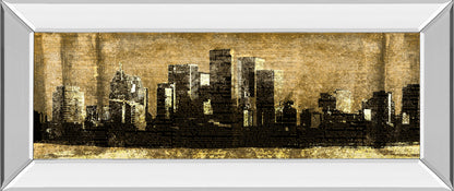 Mirrored Frame Defined City II By Sd Graphic Studio