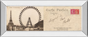 Mirrored Frame Lettre De Paris II By Wild Apple Graphics