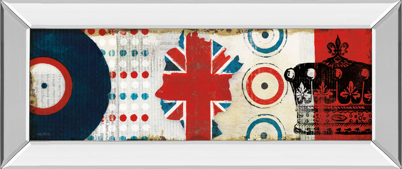 Mirrored Frame British Invasion I By Mo Mullan