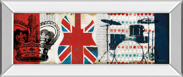 Mirrored Frame British Invasion II By Mo Mullan