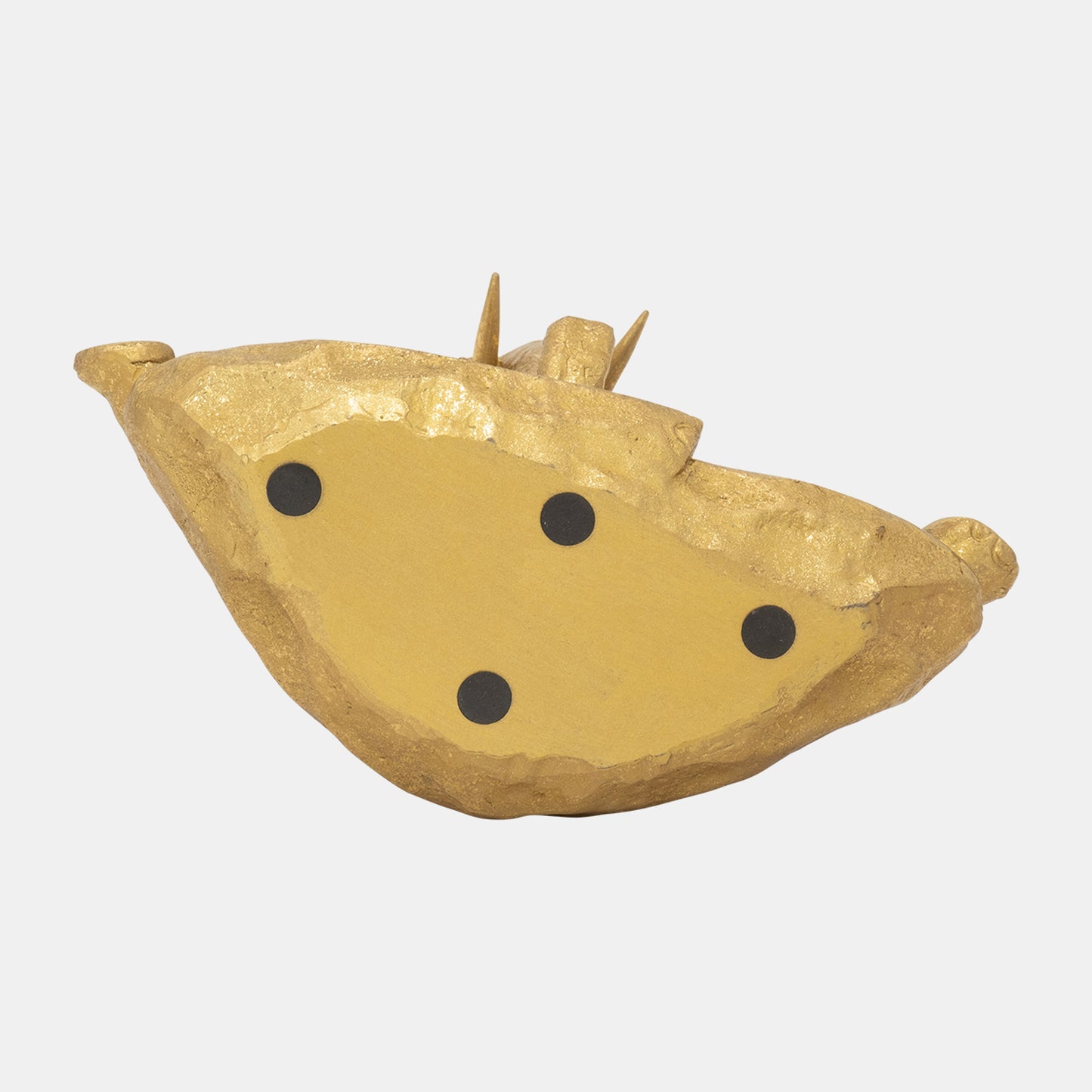 Elefante meditando de poliresina de 8"