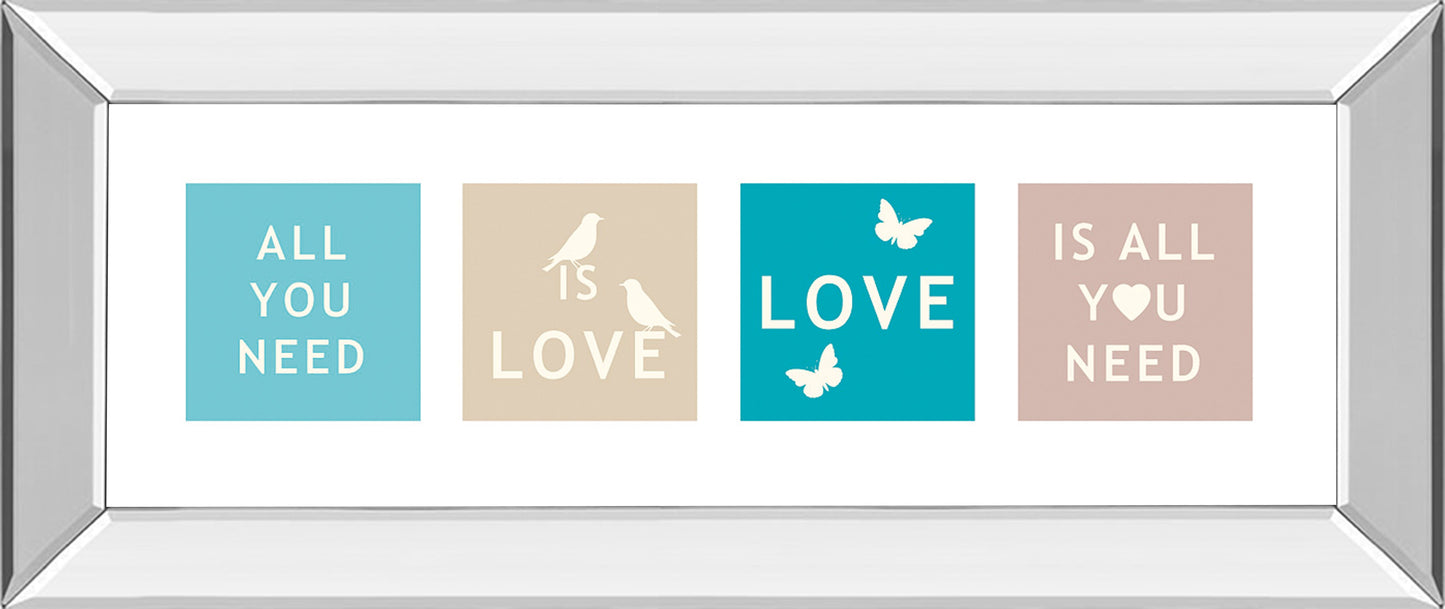 Mirrored Frame Words Of Kindness II By The Vintage Collection