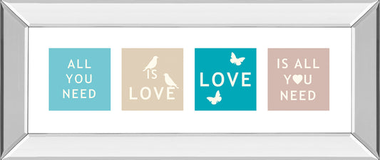 Mirrored Frame Words Of Kindness II By The Vintage Collection