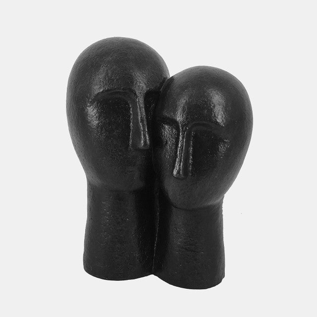 Couple Heads Sculpture