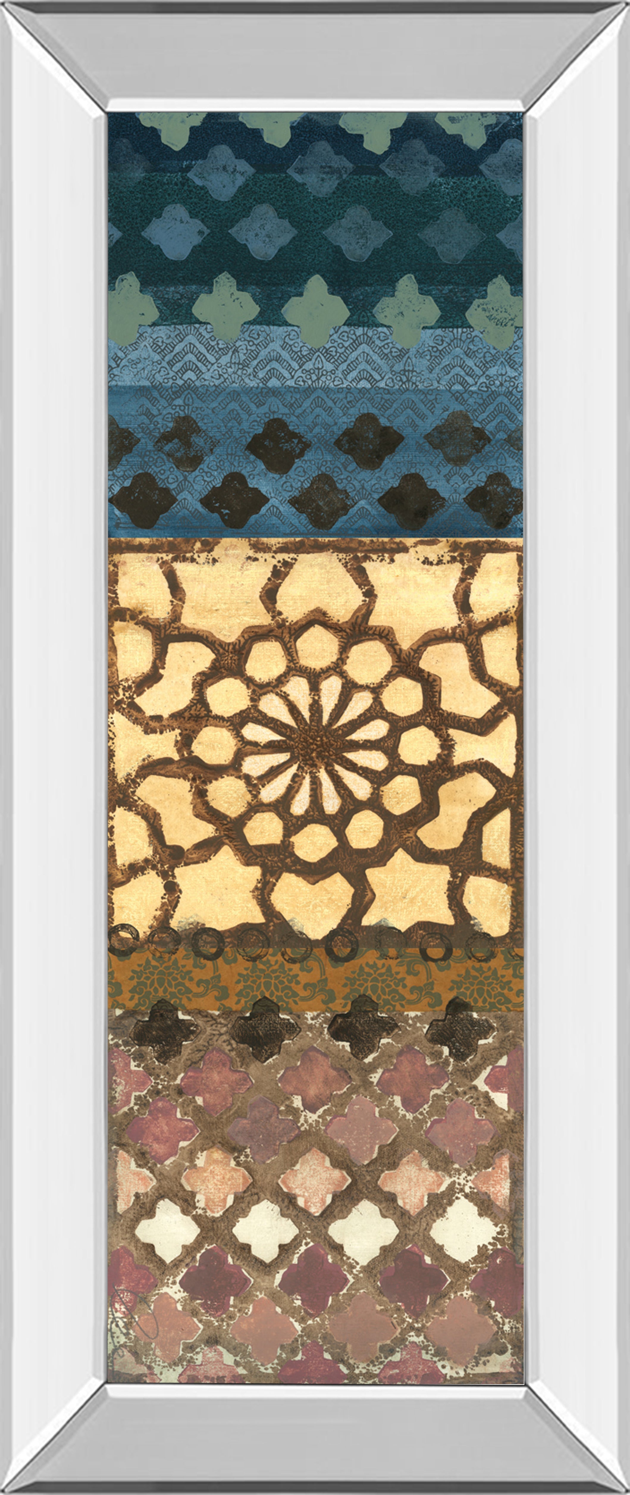 Mirrored Frame Sandalwood Summer II By Jeni Lee