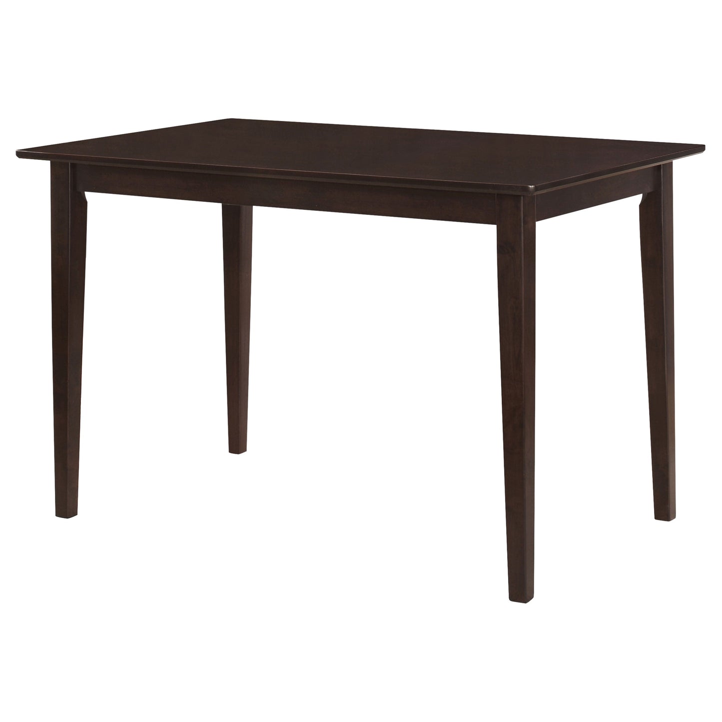 Juego de mesa de comedor rectangular Gomez Cappuccino