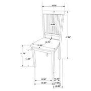 Gomez Rectangular Dining Table Set Cappuccino