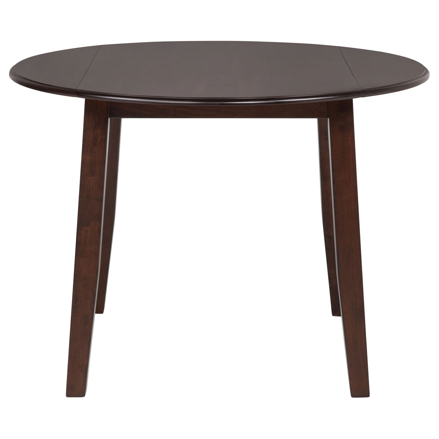 Barton 5-piece Round Wood Dining Table Set Dark Brown