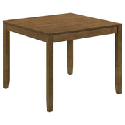 Juego de mesa de comedor cuadrada Parkwood color carbón