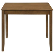 Juego de mesa de comedor cuadrada Parkwood color carbón