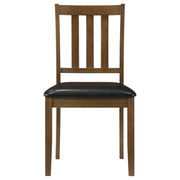 Juego de mesa de comedor cuadrada Parkwood color carbón