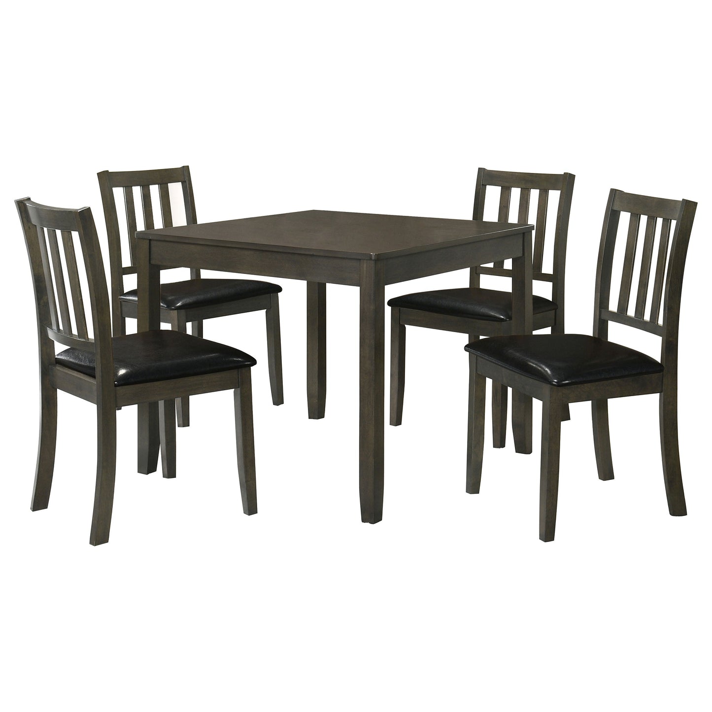 Parkwood Square Dining Table Set Charcoal