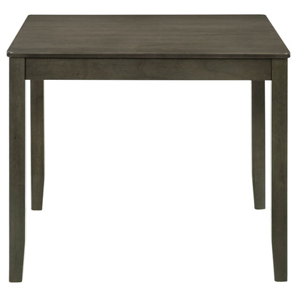 Parkwood Square Dining Table Set Charcoal