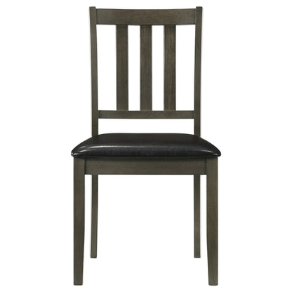 Parkwood Square Dining Table Set Charcoal