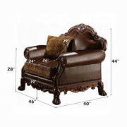 Dresden 46"W Chair with Pillow