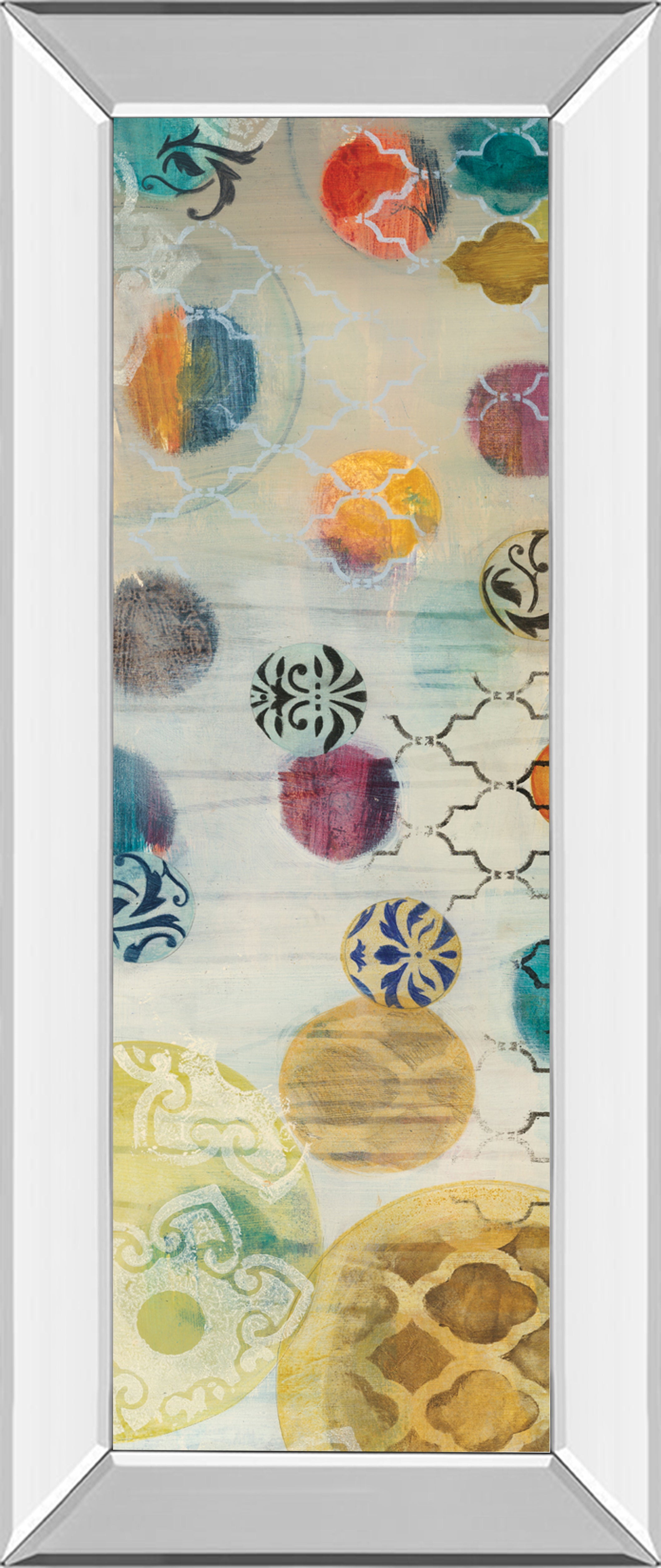 Mirrored Frame Casa Blanca Panel I By Jeni Lee