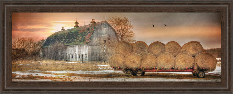 Sunset On The Farm By Lori Dieter