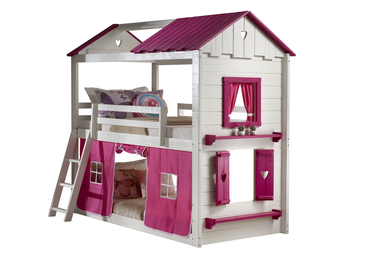 Twin/ Twin House Bunkbed