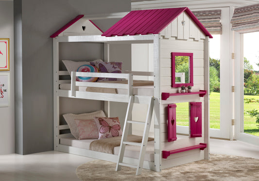 Twin/ Twin House Bunkbed