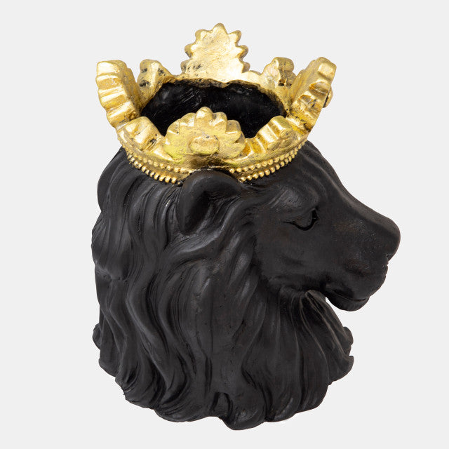 9" Lion W/ Crown