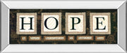 Mirrored Frame Hope By Anne Lapoint