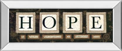Mirrored Frame Hope By Anne Lapoint