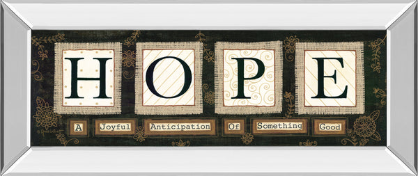 Mirrored Frame Hope By Anne Lapoint
