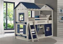Twin/ Twin House Bunkbed
