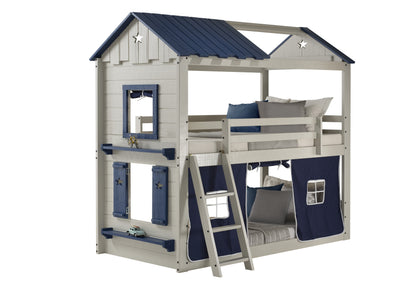 Twin/ Twin House Bunkbed