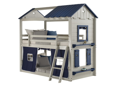 Twin/ Twin House Bunkbed