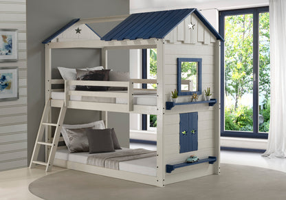 Twin/ Twin House Bunkbed