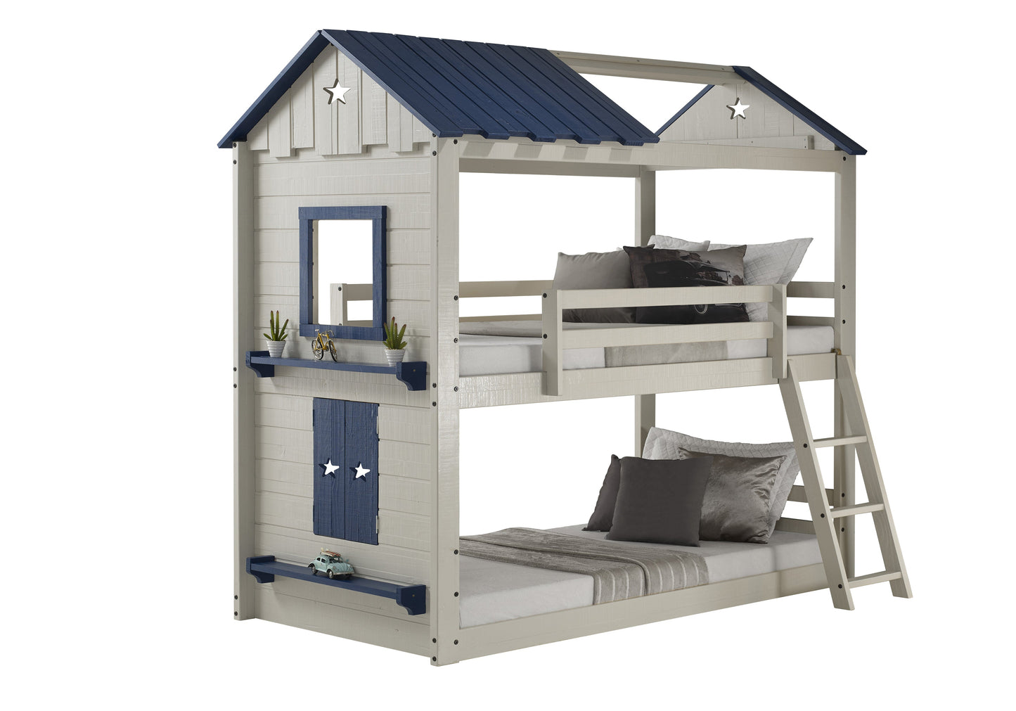 Twin/ Twin House Bunkbed