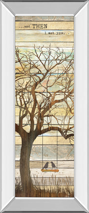 Mirrored Frame And Then I Met You By Marla Rae