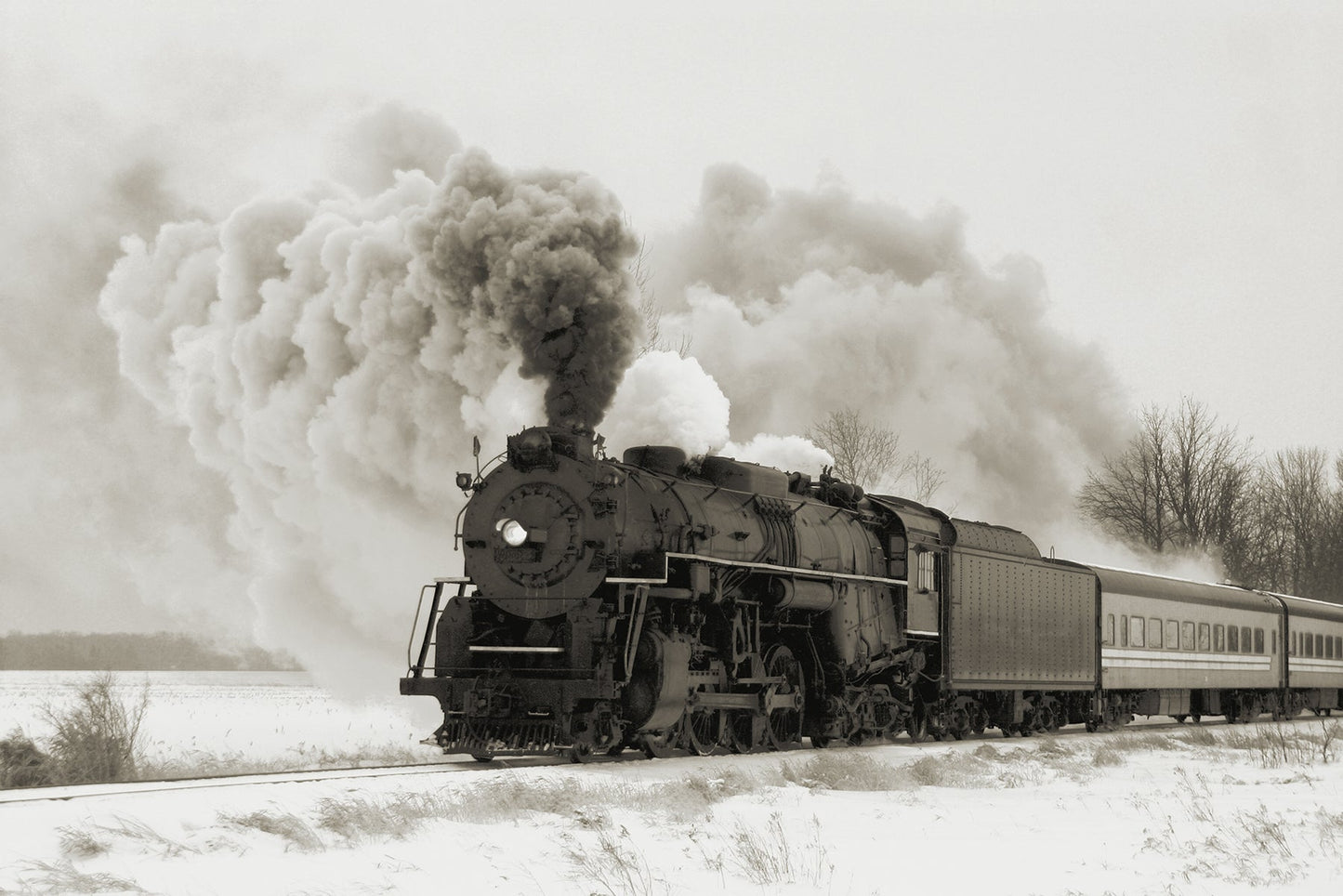 ''Railroad Smoke'' Tempered Glass