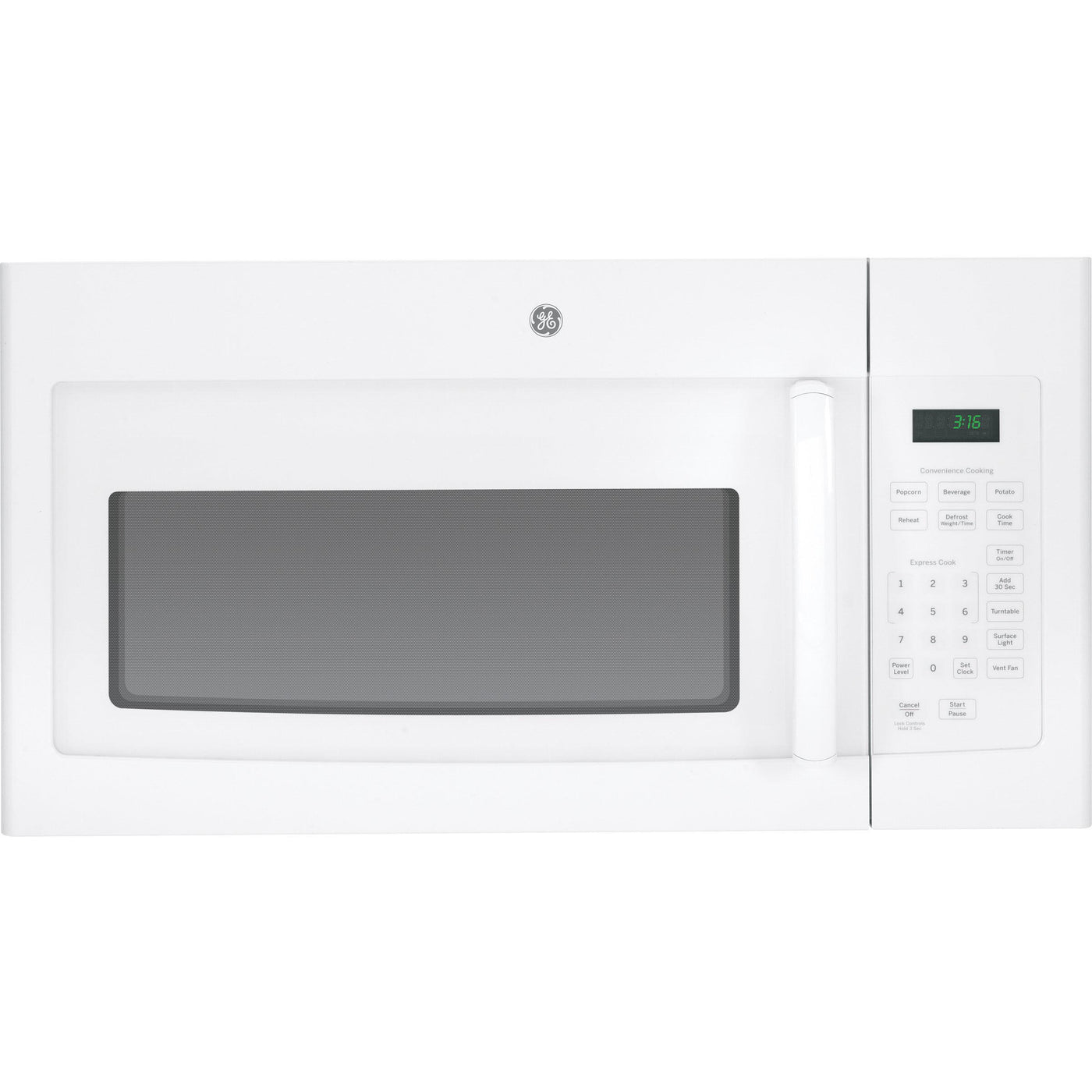  GE 30-inch, 1.6 cu. ft. Over-the-Range Microwave Oven JVM3160DFWW IMAGE 1