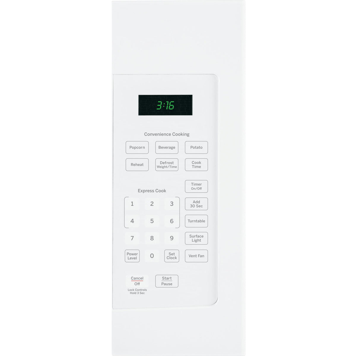  GE 30-inch, 1.6 cu. ft. Over-the-Range Microwave Oven JVM3160DFWW IMAGE 2