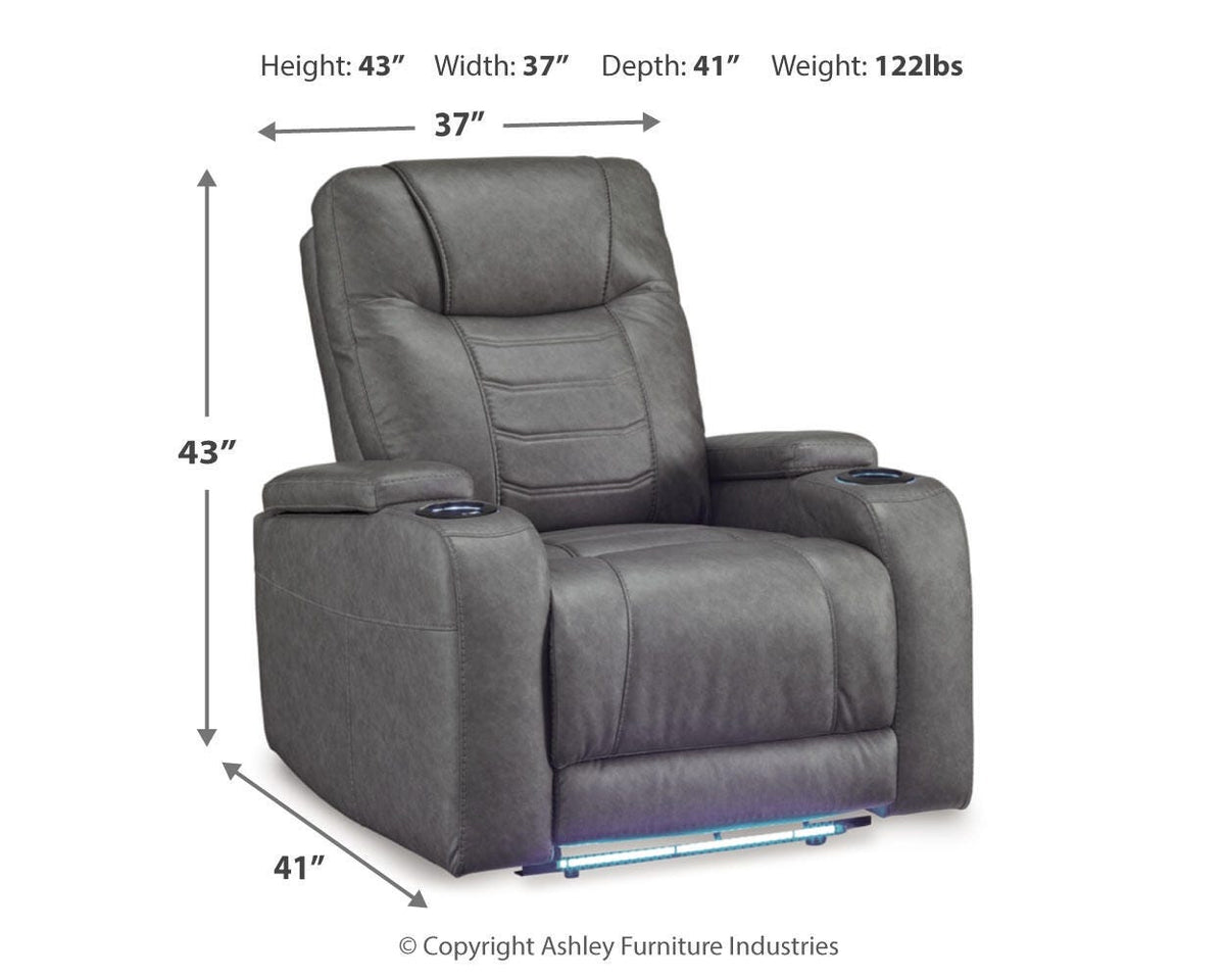 Schooner Rocks PWR Recliner/ADJ Headrest