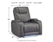 Schooner Rocks PWR Recliner/ADJ Headrest