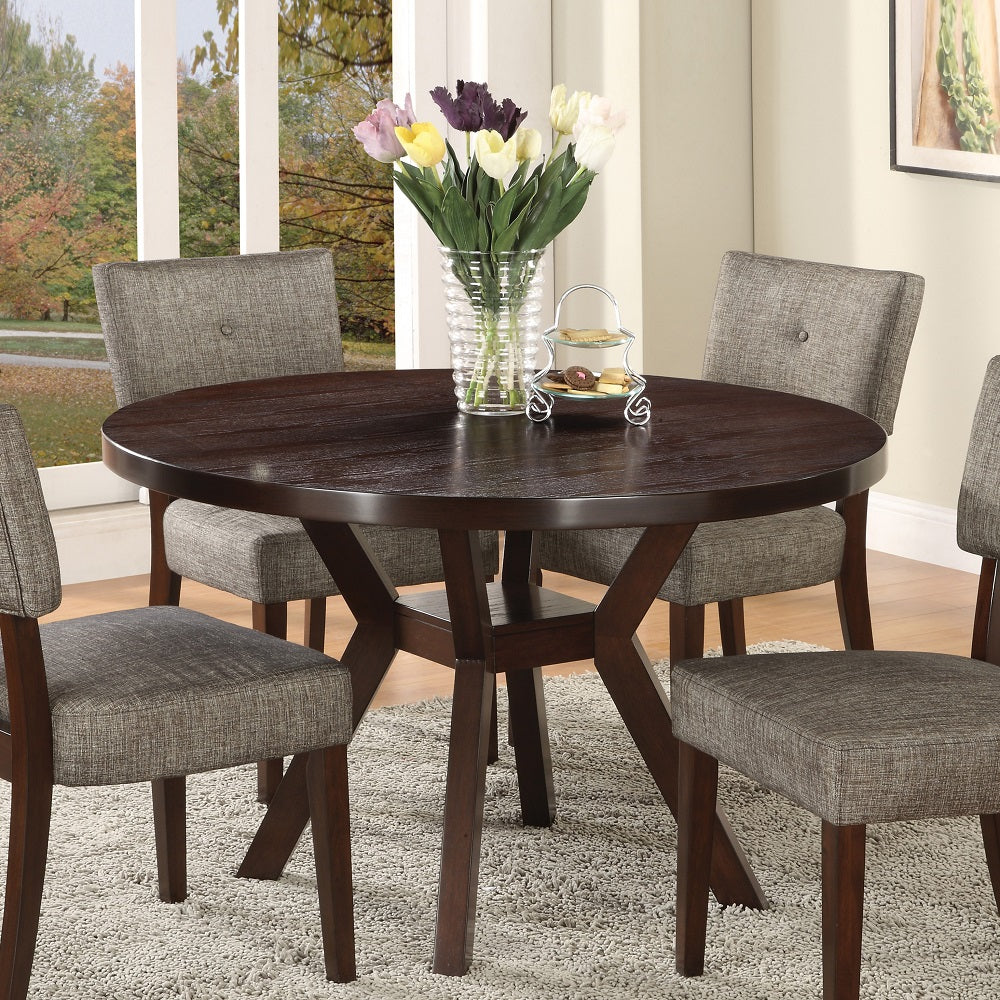 Mesa de comedor redonda Drake de 122 cm de diámetro