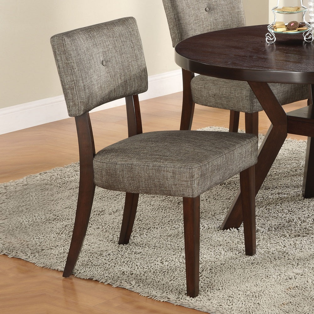 Silla auxiliar tapizada Drake de 91 cm de alto (juego de 2)