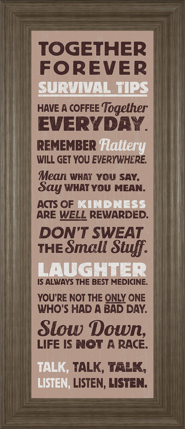 Survival Tips I By The Vintage Collection