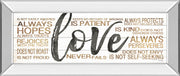 Mirrored Frame Love By Marla Rae