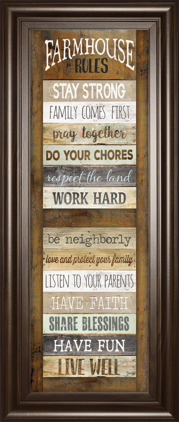 Farmhouse Rules Shutter By Marla Rae ***Monl***