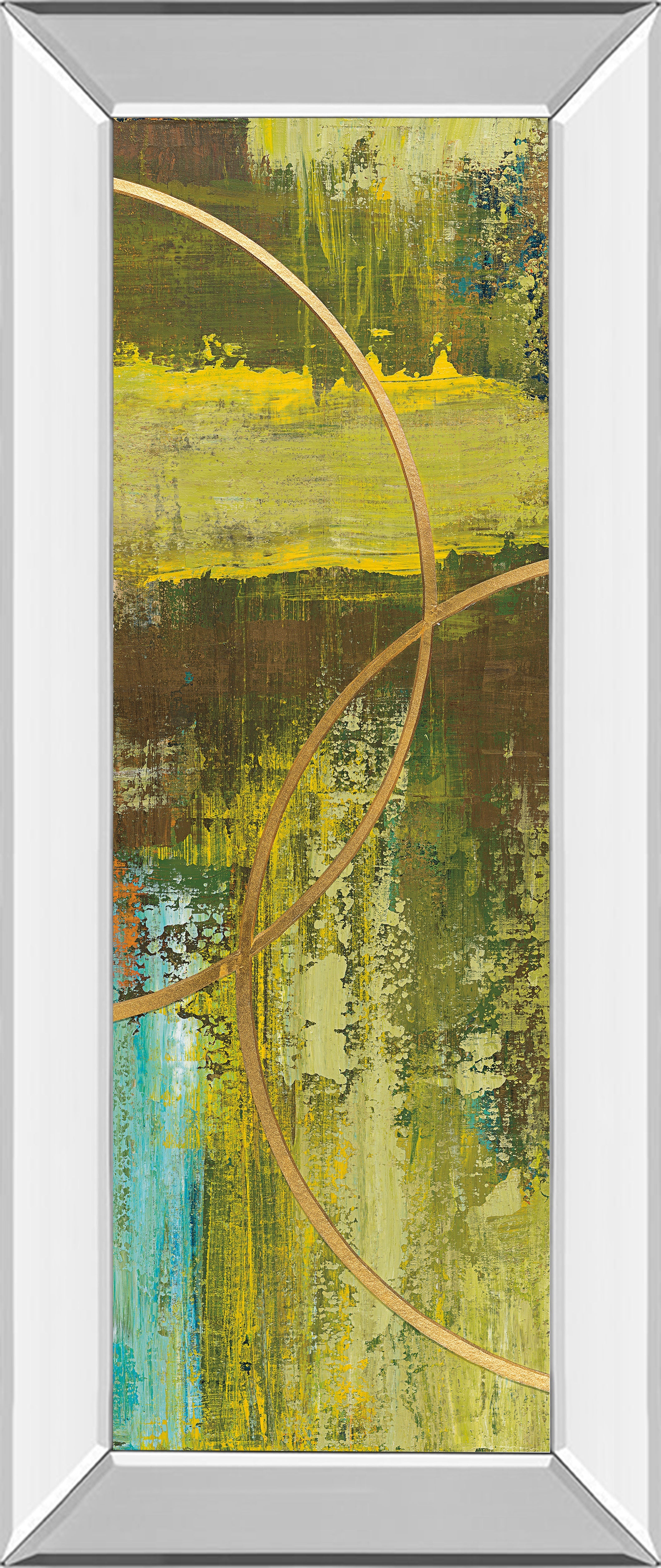 Mirrored Frame Aller Chartreuse By Patrick St. Germain