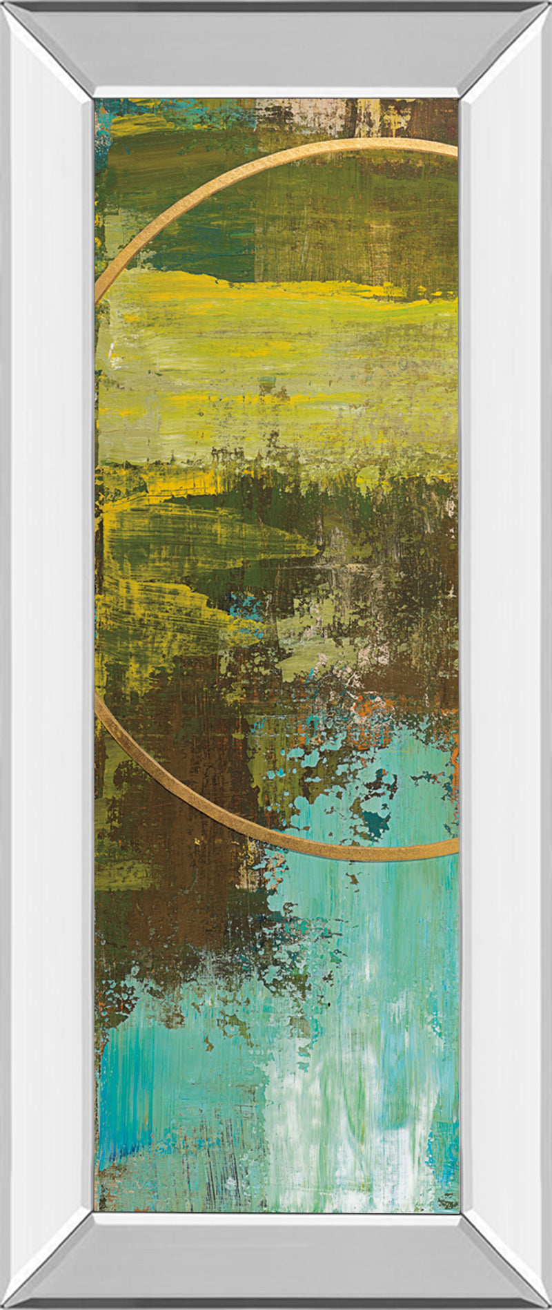 Mirrored Frame Aller Chartreuse By Patrick St. Germain