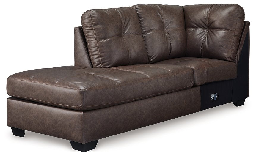 Seccional con chaise longue Barlin Mills