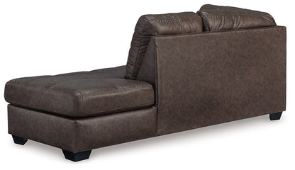 Seccional con chaise longue Barlin Mills