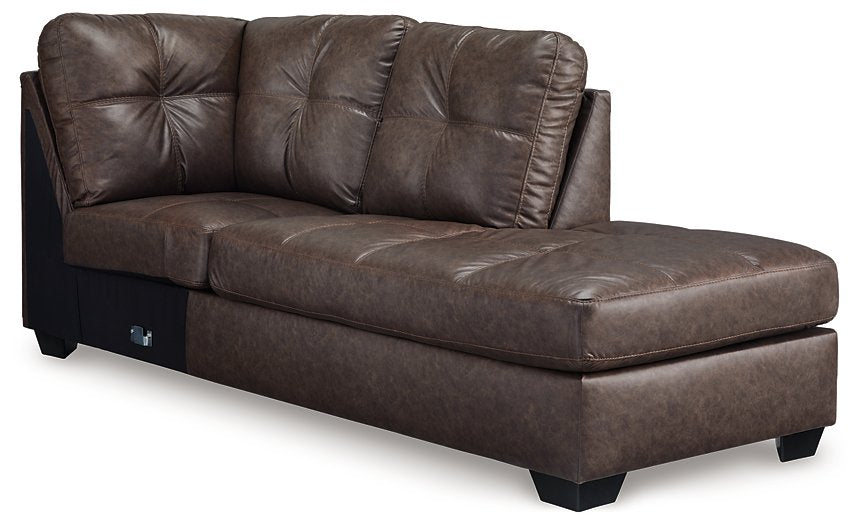 Seccional con chaise longue Barlin Mills