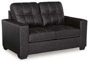 Barlin Mills Loveseat and Oversized Ottoman