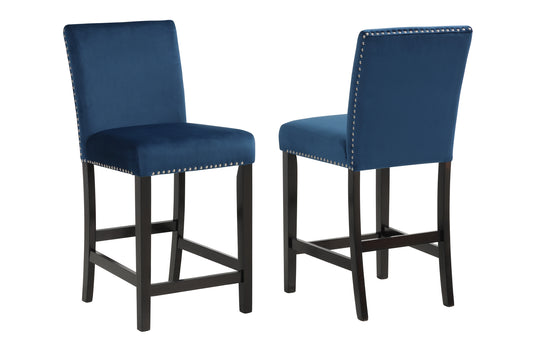 Lennon 5-Pk Counter Height Dining Set Royal Blue